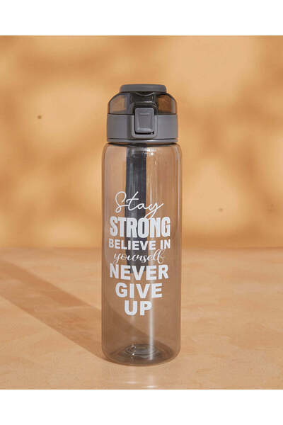 REDTAG زجاجة مياه رمادية مطبوعة