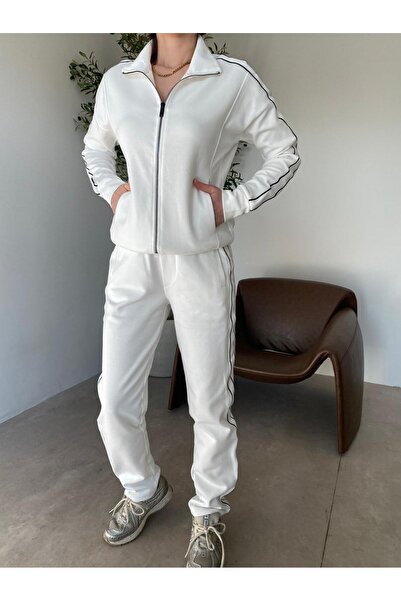 Bade Butik Ecru Zippered Brand Model Set