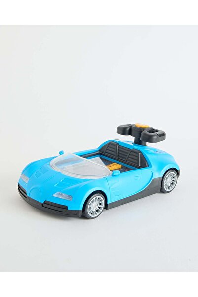 REDTAG لعبة سباق سيارات بوجاتي الزرقاء القائمة على المستويات