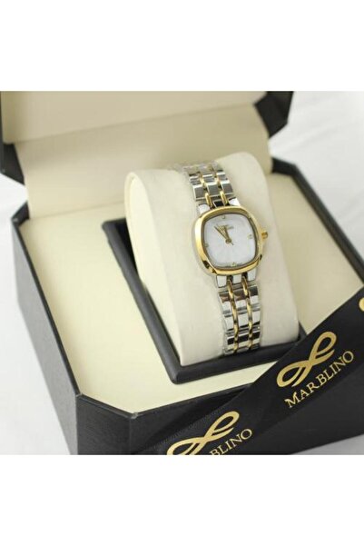 marblino Women's Watch in Gold and Silver