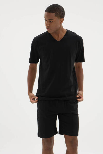 KLY 100% Cotton New Men's Stylish Design Shorts Set