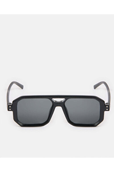 REDTAG نظارات شمسية سوداء كبيرة الحجم للأولاد