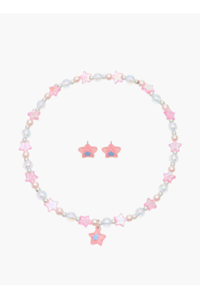 Flora Bella by Shoexpress طقم قلادة وأقراط مزينة بنجوم