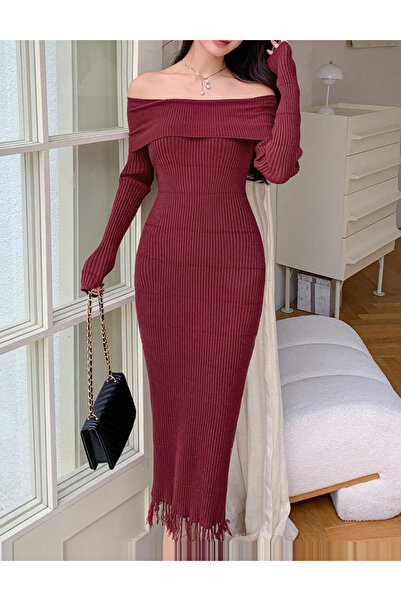 Sheya DAZY / LESS by SHEIN midi dress, cherry