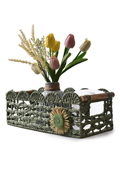 Generic Woven Basket Picnic Storage Bathroom Organizer Multi-Purpose Basket f...