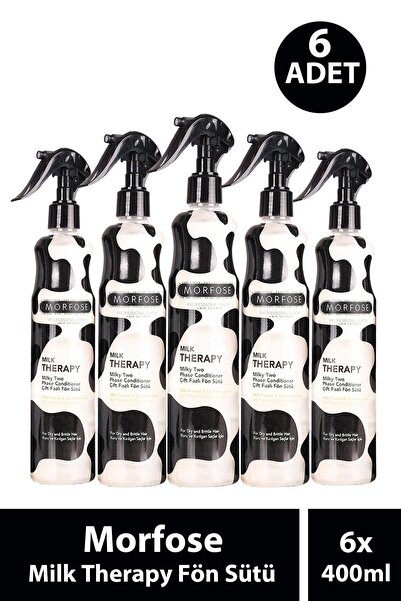 Morfose Milk Therapy Fön Sütü 400 ml 6 Adet