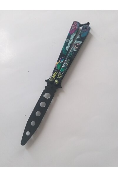 Tactical Line 21 cm Paslanmaz Çelik Eğitim Kelebek KESKİN DEĞİLDİR