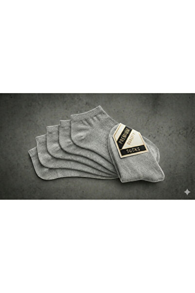 Üstünel çorap 6 Pairs (Gray) Luxury Cotton Bootie Socks - Anti-Sweat, Anti-Od...
