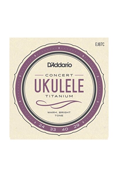 Saatistan Konser Ukulele Teli Seti, Titanyum, Sıcak ve Parlak Ses Kalitesi