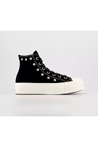 Converse Women's Chuck Taylor All Star Suede Studs Lift Platform Hi Shoe
