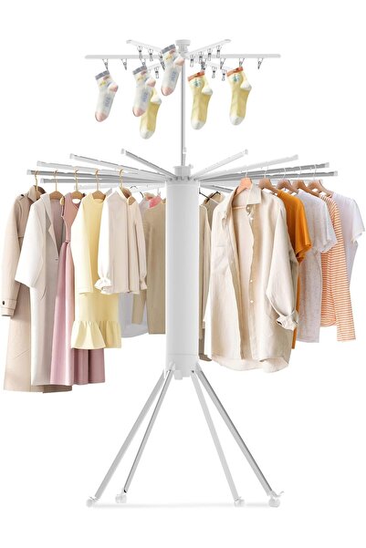 Generic BABUFINE 4-Legged Clothes Drying Rack