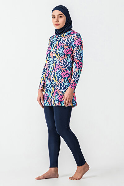 ROZAMAY Torına Lycra дълъг ръкав скромен бански костюм 3901