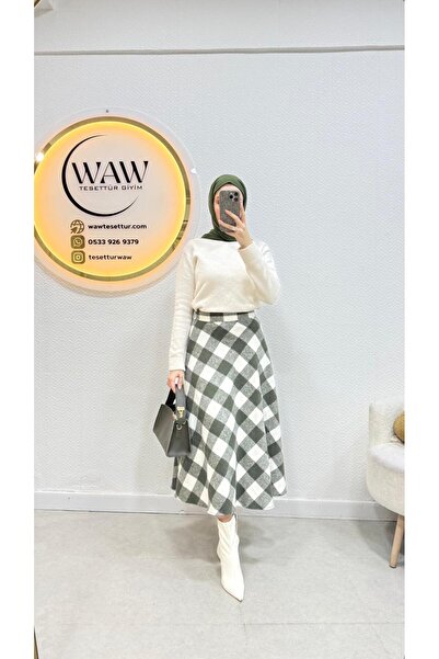 waw tesettür Tesettür Ekose Etek