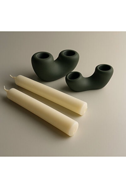 Diritech3D 2 Farklı Boy İkili Mumluk Şamdan