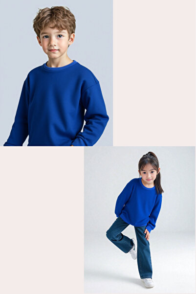 Mavipink Унисекс детски памучен суичър с качулка