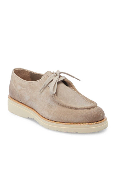 Tergan Gri Hakiki Süet Deri Erkek Casual Ayakkabı - E25I1AY57352-C11