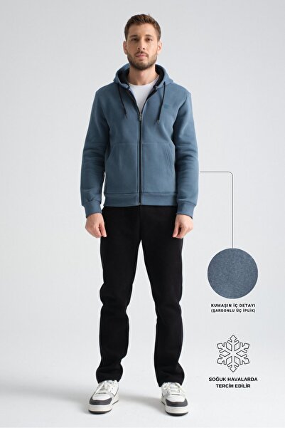 Shooter Sportswear Forest Green Winter Men's Tracksuit Set Luxe Regular Hooded