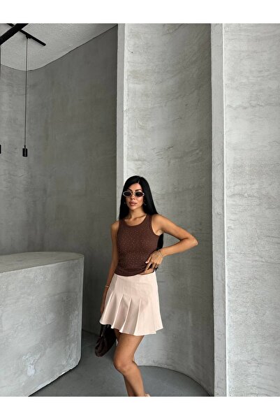 MODA Μασίμ Καφέ Πέτρινο Καμιζόλ Αθλέτης