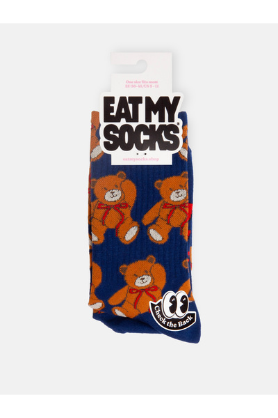 Eat My Socks Teddy Bear Yetişkin Çorap