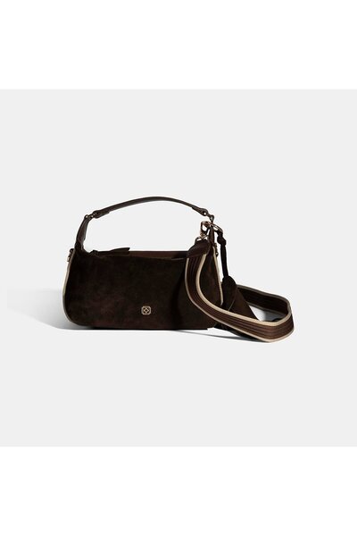Desa Kadın Kahve Püskül Aksesuarlı Omuz Askılı El Çantası