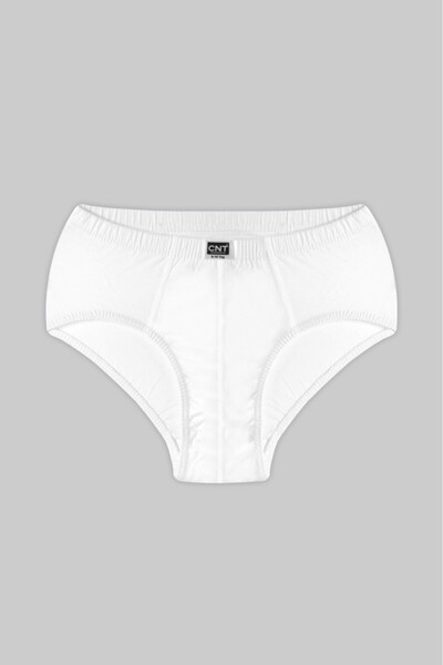 CNT Chiloți albi pentru băieți, 100% bumbac, pachet de 6