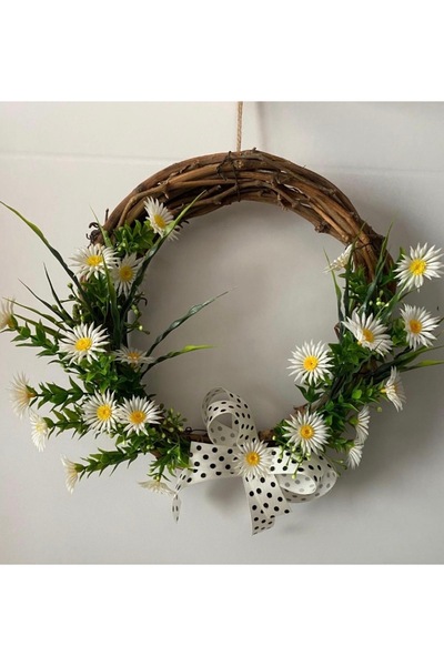 me too flower naturel decor kapı süsü , kapı çelengi , duvar süsü