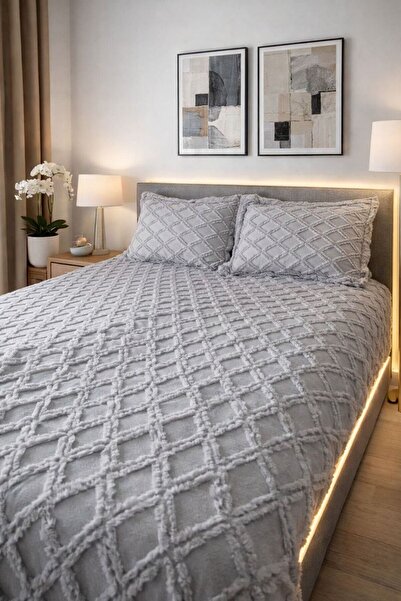 miar home perde tekstil Bedspread Set 250 X 260 cm – Valon Model 2 Pieces 50 ...