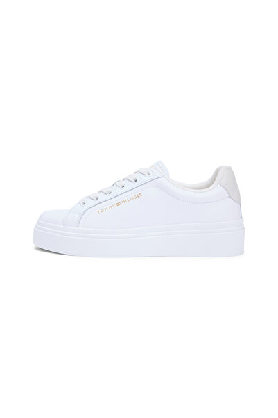 Tommy Hilfiger White Th Chic Cupsole Plat