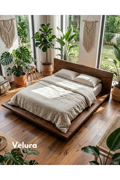 Velura Home & Living Voga Karyola- Ceviz