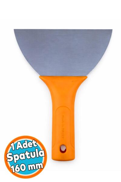 NZB Plastik Saplı Spatula Sap Takmalı 160 mm Dayanıklı Paslanmaz Çelik Yüzey ...