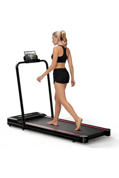 Pomefar 3 in 1 Walking Pad Treadmill, Folding Walking Running Pad, Exercise M...