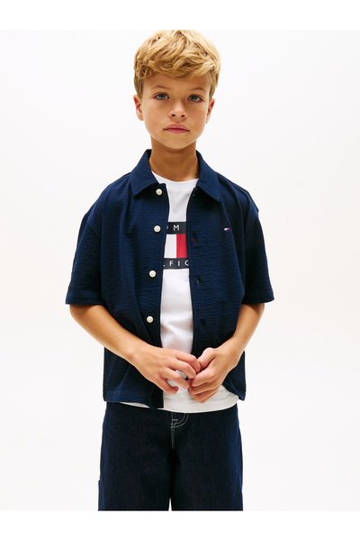 Tommy Hilfiger قمصان الأولاد / قمصان منسوجة