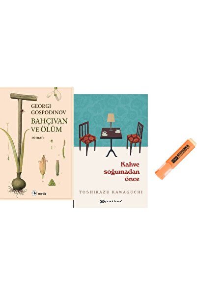 Epsilon Yayınevi Kahve Soğumadan Önce + Bahçıvan ve Ölüm / 2 Kitap Set (KALEM...