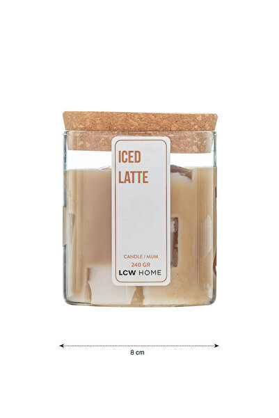LC Waikiki LCW HOME Kahverengi Ice Latte Kokulu Bardak Mum 240 G