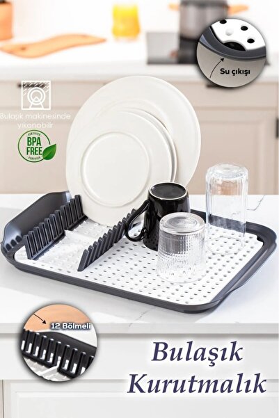 Kapris Çok Amaçlı Pano Bulaşık Kurutmalık Meyve Sebze Süzgeci BNM1213