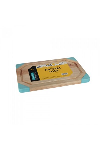 Raki Wooden kitchen chopping board with silicone corners 34x24x2cm
