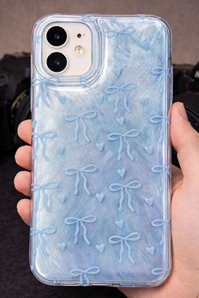 Coverzone حافظة هاتف صلبة أنيقة بنمط شريط هولوغرامي متوافقة مع آيفون 17 إير ب...