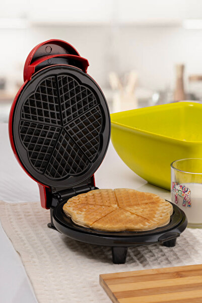 nave Wp-Dm12 Waffle Machine Red