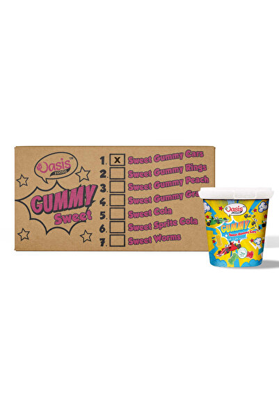 Oasis Sweet Car Gummies Carton (160g x 24 pcs)