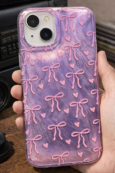 Coverzone حافظة هاتف صلبة أنيقة بنمط شريط هولوغرامي متوافقة مع آيفون 15 باللو...