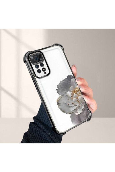 CASEVIBE حافظة هاتف متوافقة مع Redmi Note 11 Pro 5G، مزينة بنمط زهرة الفاواني...