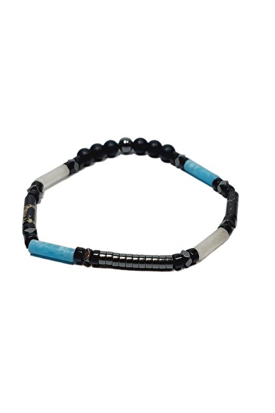Janti Jtss26Blk1696 Moonstone Heritage Onyx Hematite Natural Stone Flexible 6...