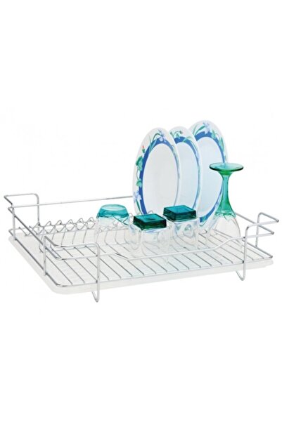 Raki Dish and plate dryer 1 level chrome DAMLE 46x37x14cm