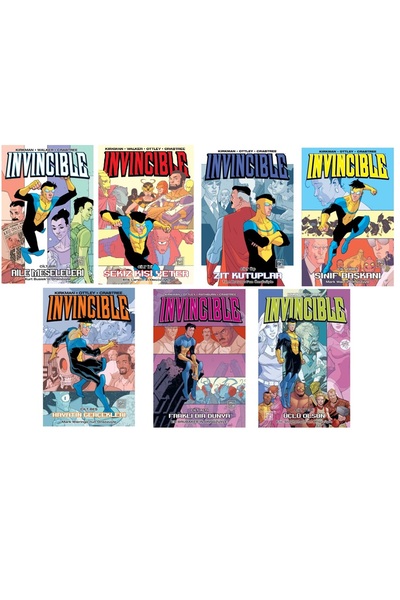 Athica Invincible 7 Cilt Set ( 1-2-3-4-5-6-7. Ciltler )