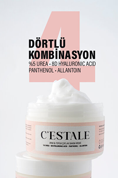 C'ESTALE Ayak & Topuk Çatlak Bakım Kremi 100 ml %5 Urea