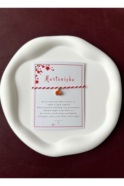 the canelif accessories سوار مارتينيشكا مع بطاقة - قابل للتعديل، تصميم خاص يج...