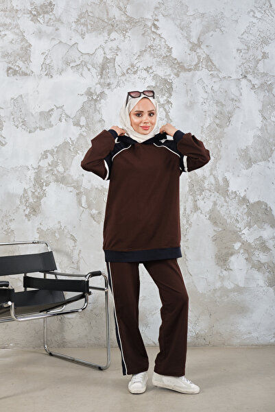 LOCCO Жіночий капюшон, три кольори, кишені, еластичний пояс, регулярний крій,...