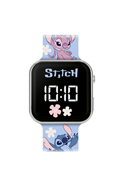 Disney Lilo & Stitch Blue Printed Strap LED Watch LAS4200