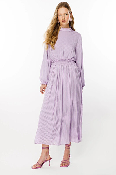 BEİAZ Ghisa Piliseli Elbise