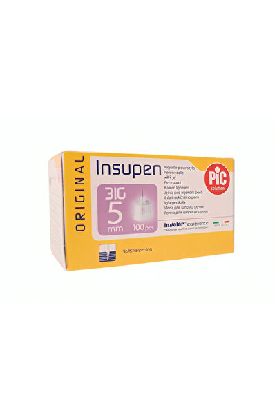 Pic Bic, Italian Insulin Pen Needles 31g 5mm - 100 Pieces Sela